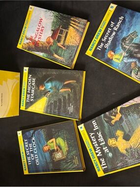 Nancy Drew Mystery Book Set - Yellow Edition